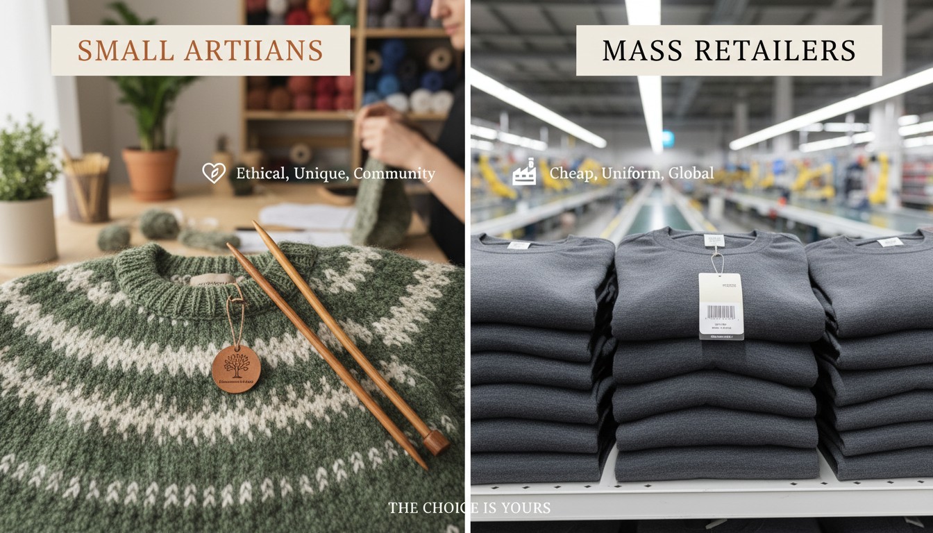 Supporting Small Artisans vs Mass Retailers: A Practical Comparison